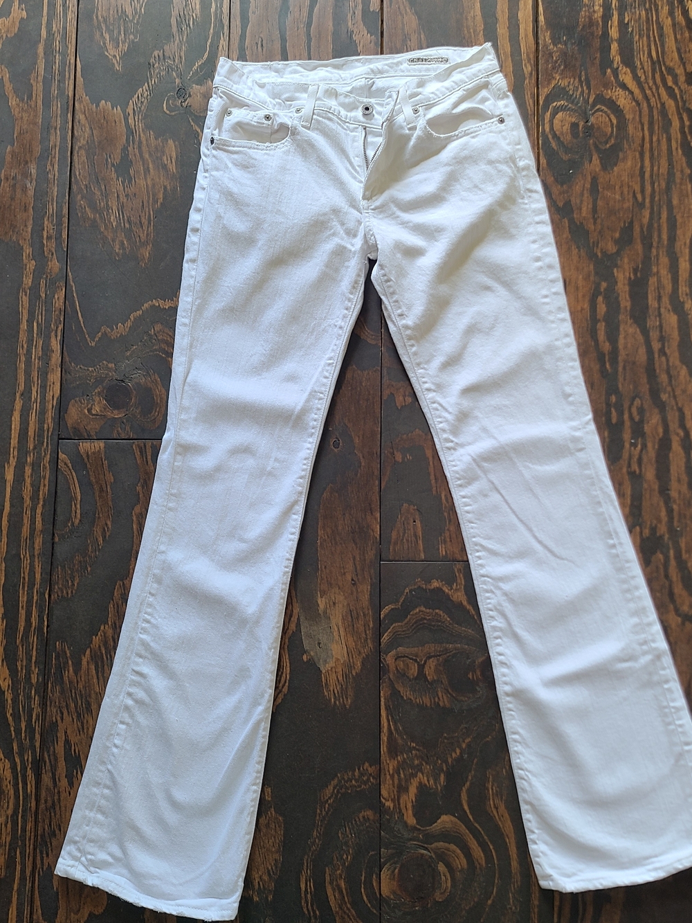 White Women's Flare-Leg Jeans